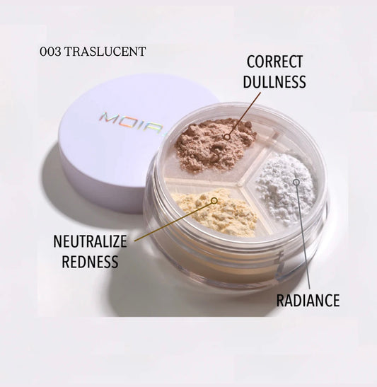 POLVO SUELTO SET & CORRECT LOOSE SETTING POWDER MOIRA BEAUTY