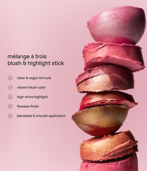 r.e.m. beauty - mélange à trois blush & highlight stick *PRE-ORDER*