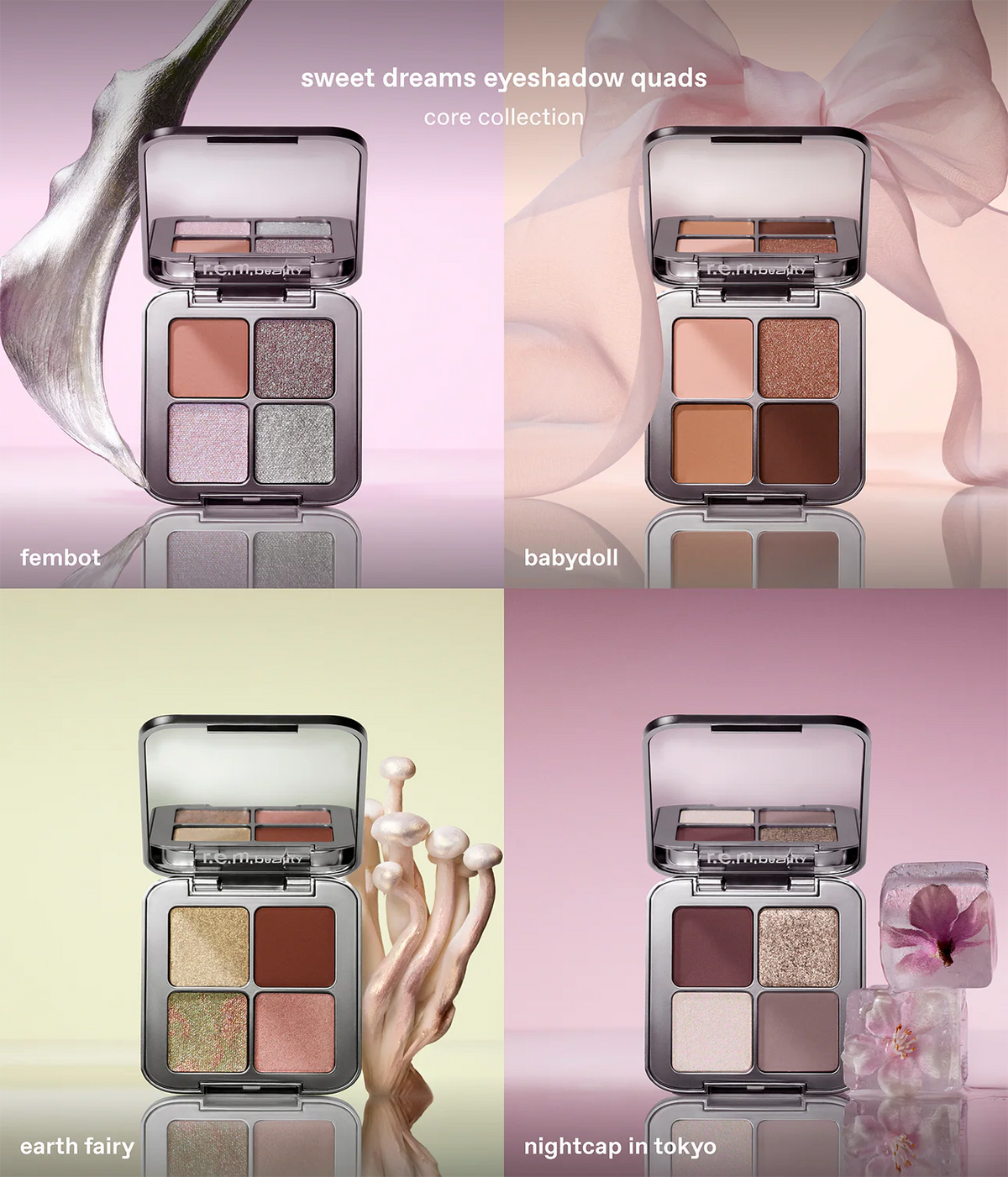r.e.m. beauty - sweet dreams eyeshadow quad *PRE-ORDER*