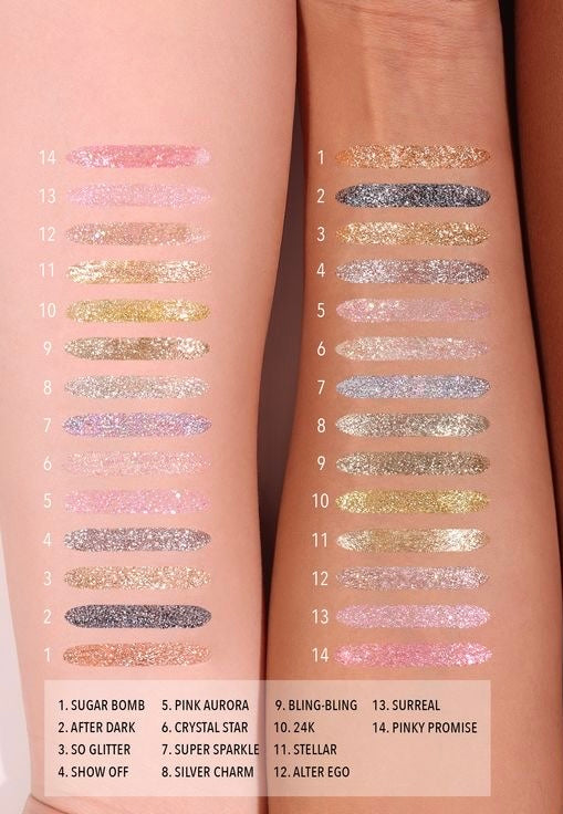 DELINEADORES DE GLITER