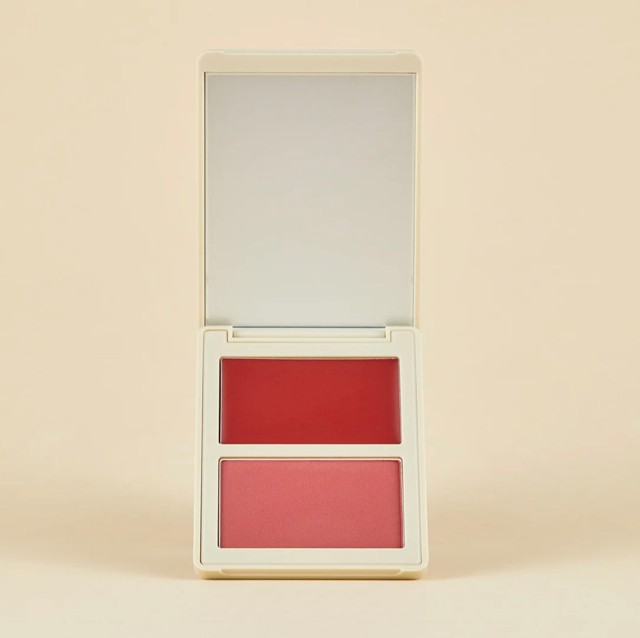 RUBOR EN DÚO CREMA Y POLVO COMPACTO