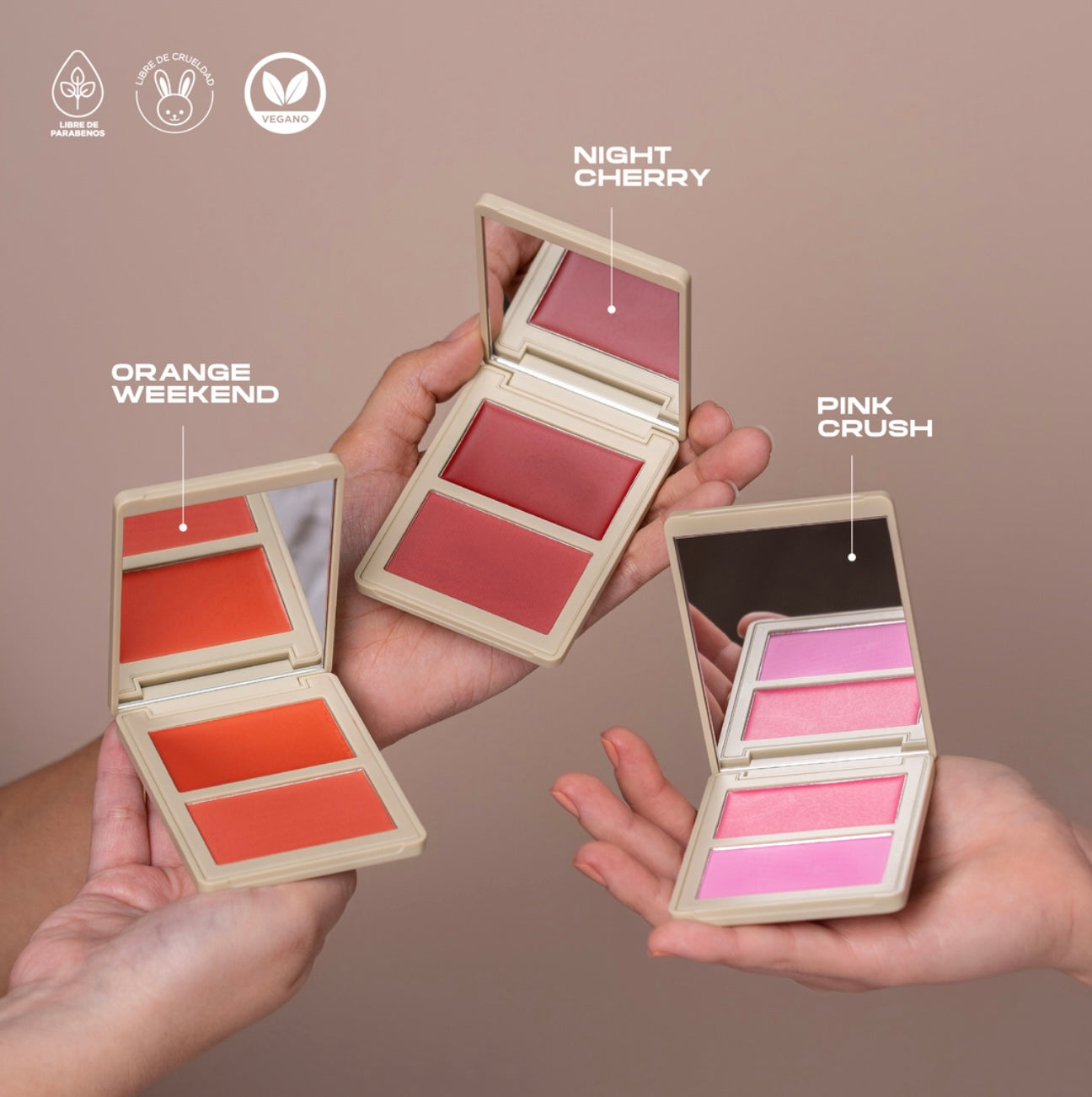 RUBOR EN DÚO CREMA Y POLVO COMPACTO