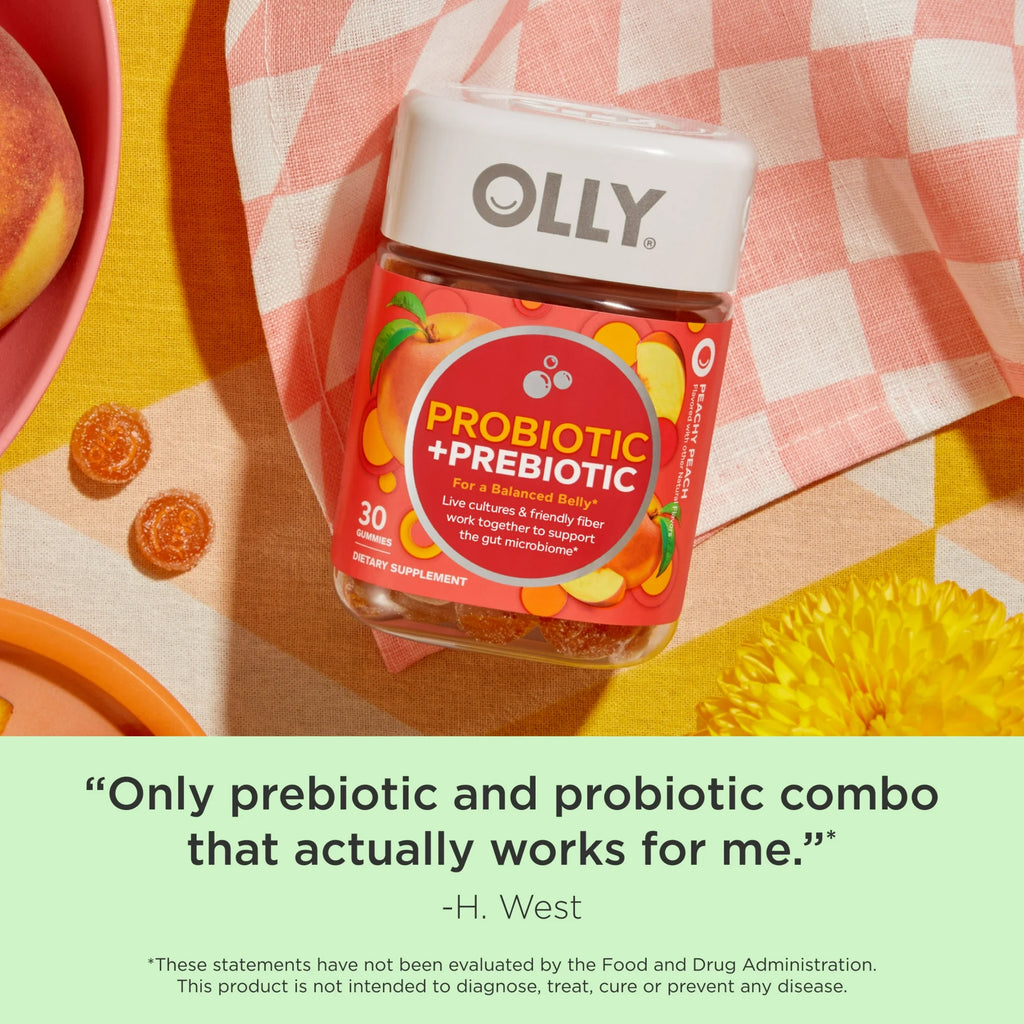 OLLY - Probiotics + Prebiotics Gummies 30 ct *PRE-ORDER*