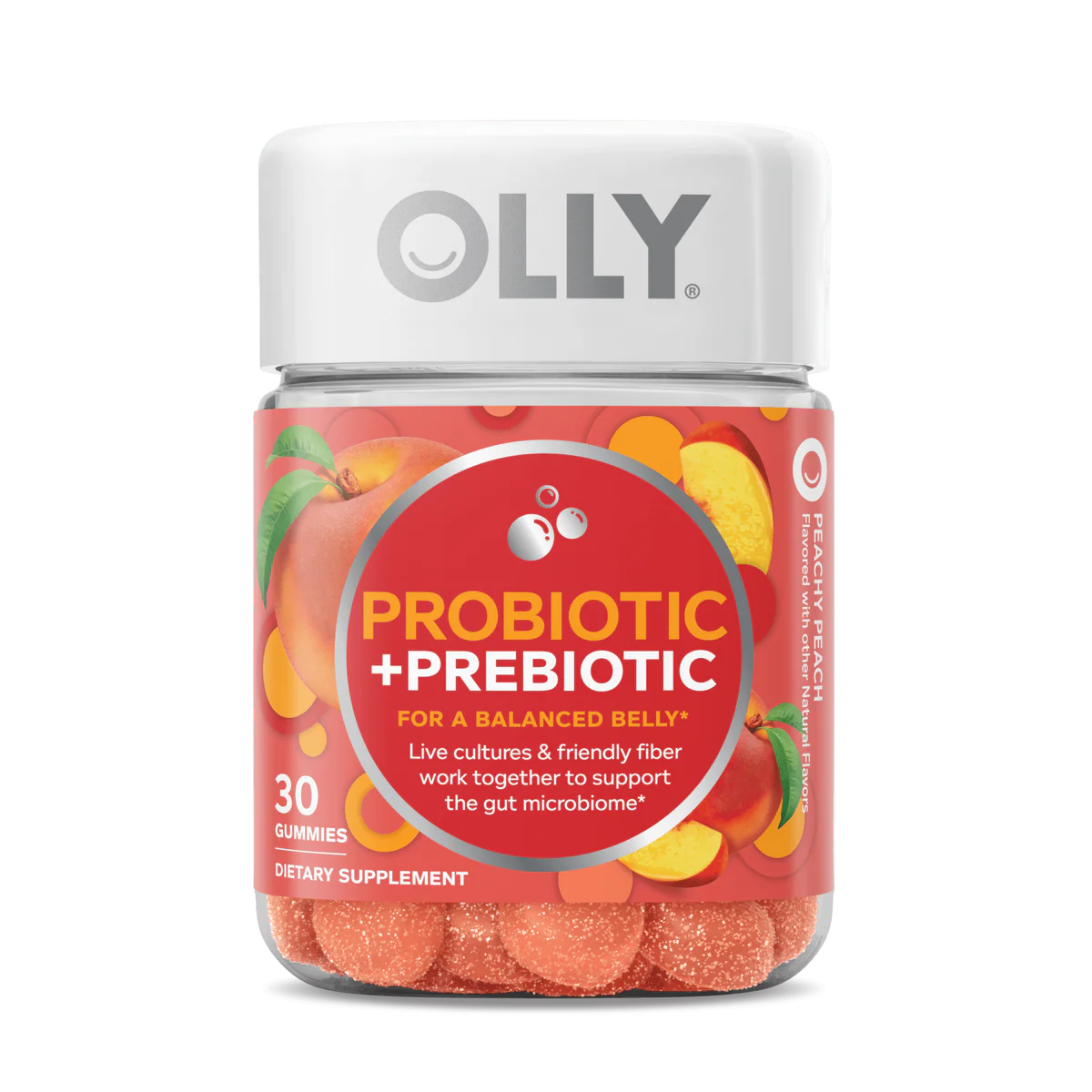 OLLY - Probiotics + Prebiotics Gummies 30 ct *PRE-ORDER*